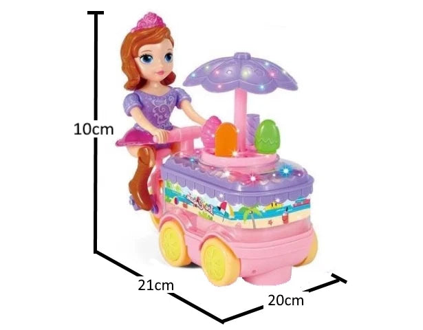 MUSICAL & LIGHTING ICE CREAM CART