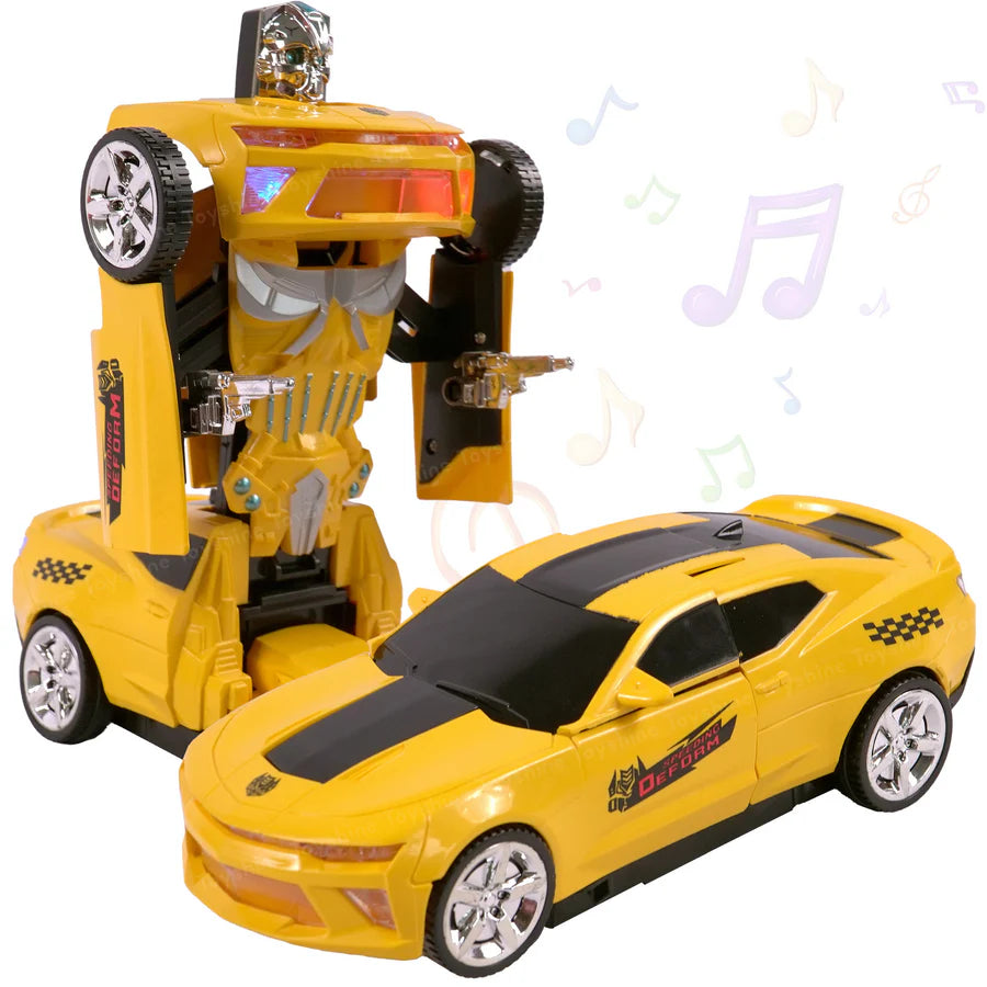 Deforming robot Car With Music & Lights
