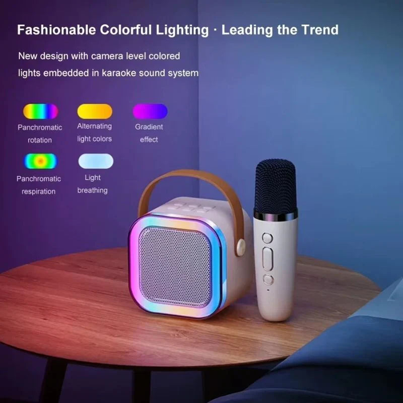 K12 Wireless Karaoke Bluetooth Speaker with Microphone