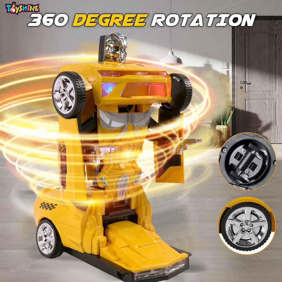 Deforming robot Car With Music & Lights