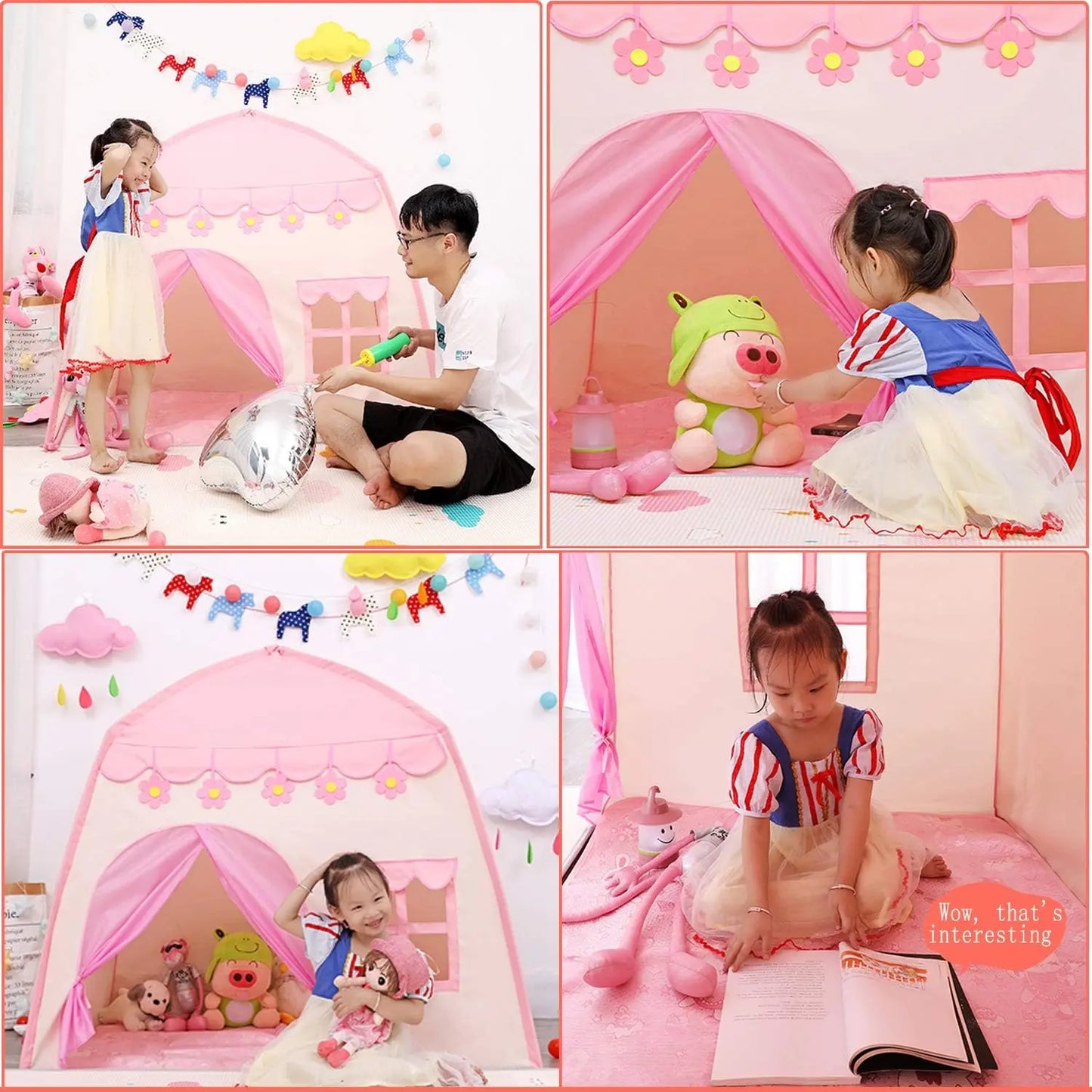 Fun & Play Prince And Princess Tent House
