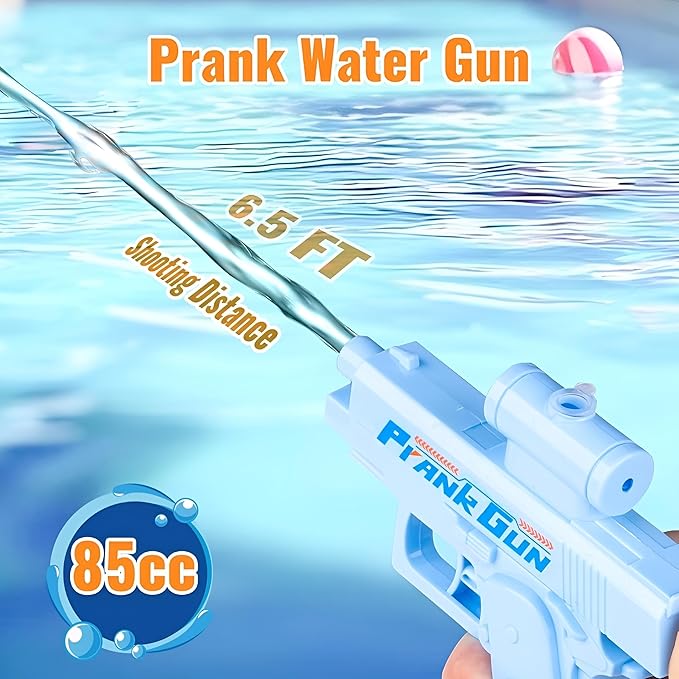Funny Prank Water Gun Toy - 2-in-1 Dual