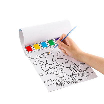 Portable watercolor painting book 10 Cards per Book