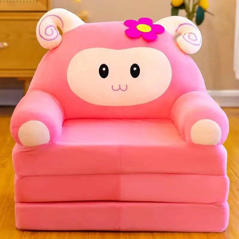 Kids 3 Layers Cartoon Themed Sofa Cum Bed