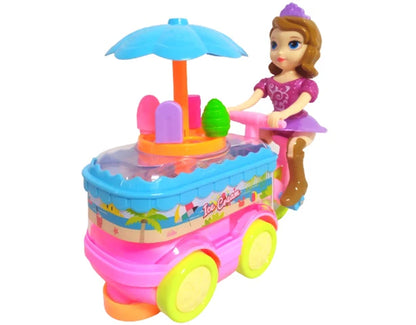 MUSICAL & LIGHTING  ICE CREAM CART