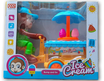 MUSICAL & LIGHTING  ICE CREAM CART