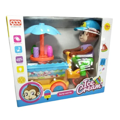 MUSICAL & LIGHTING  ICE CREAM CART