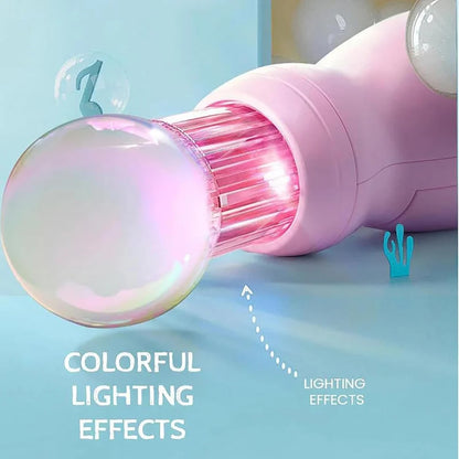 Colorful Smoke Bubble Machine Toy for Kids