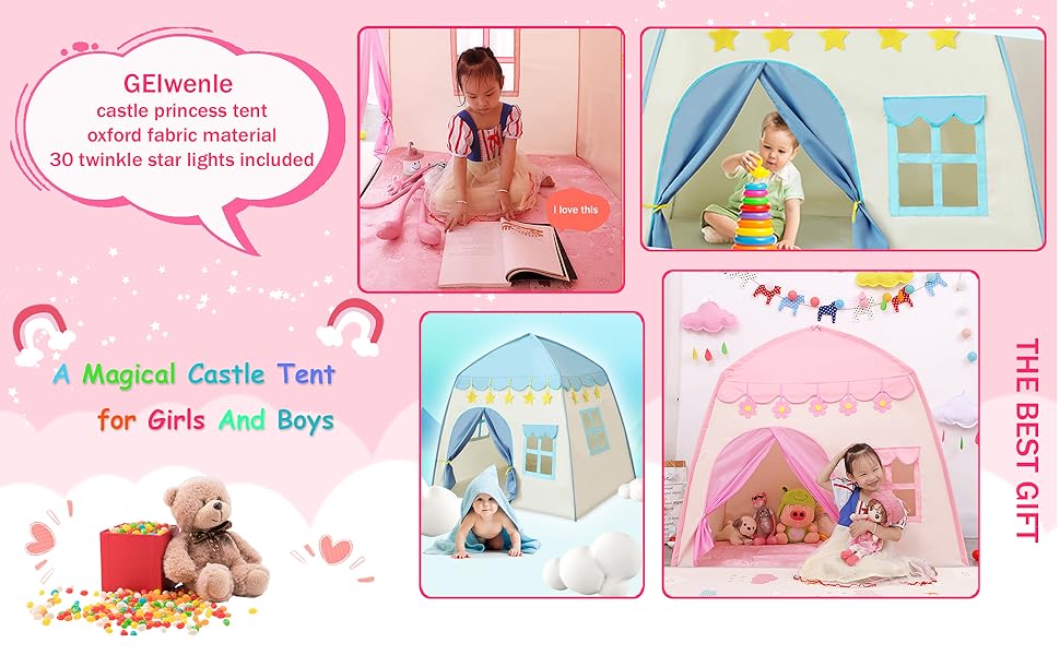 Fun & Play Prince And Princess Tent House