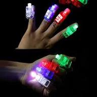 Buy Pack of 10 Projector Light Up Rings LED Finger Lights