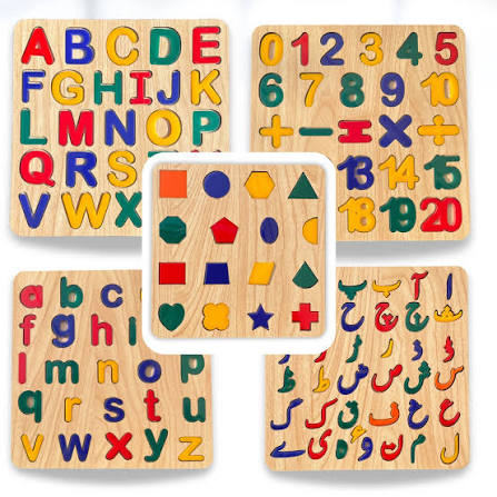3D Wooden Puzzle Board( Pack Of 5)