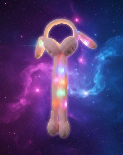 KFZONE Rabbit Ear Moving Earmuffs  with Led Light